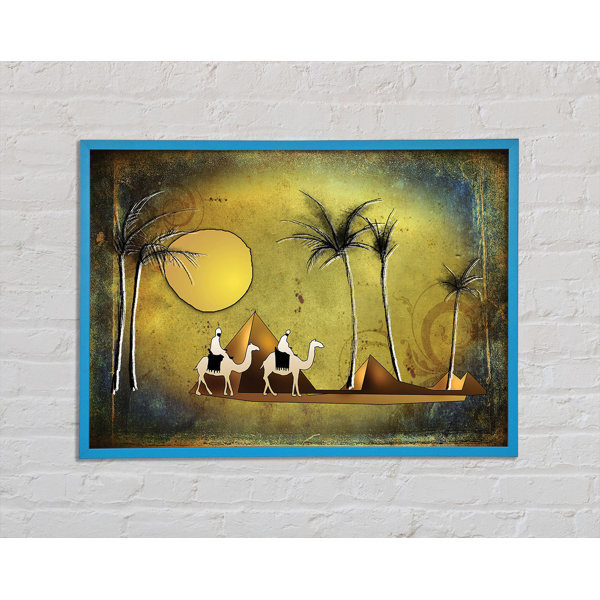 Latitude Vive Egyptian Pyramids Single Picture Frame Print